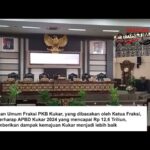 PANDANGAN UMUM FRAKSI PKB KUKAR, YANG DIBACAKAN OLEH KETUA FRAKSI, SARPIN BERHARAP APBD KUKAR 2024