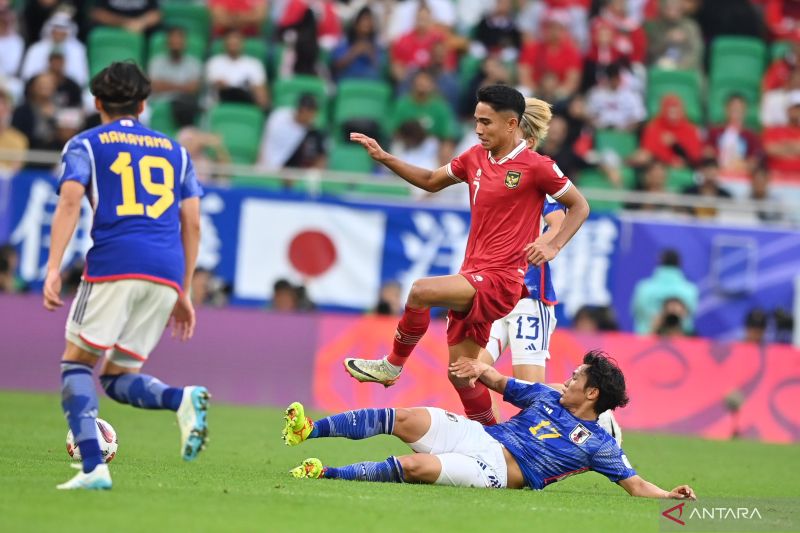 Indonesia Takluk 1-3 dari Jepang pada Laga Penutup Grup D Piala Asia