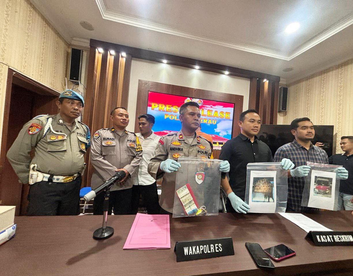 Polres Berau Cegat Truk Bermuatan 6 Kubik Kayu Tanpa Dokumen, Pemilik Kayu Ditangkap