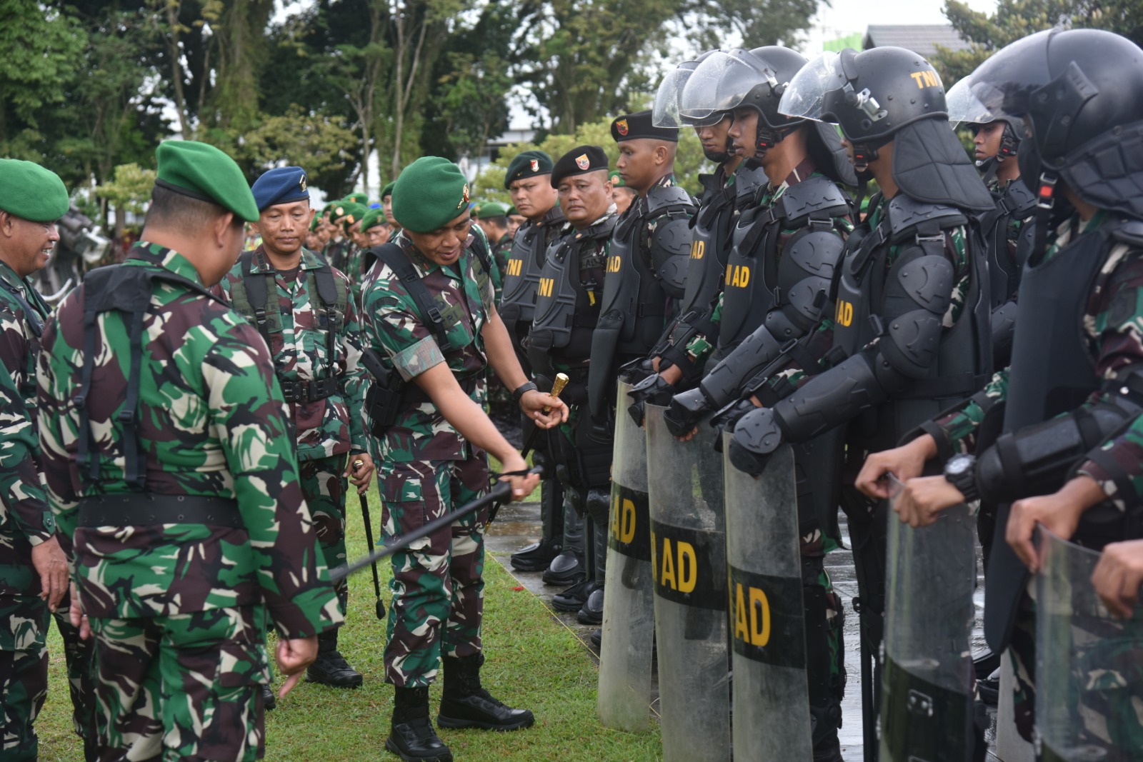 Pangdam Pimpin Apel Gelar Pasukan Kesiapan Pengamanan Pemilu 2024