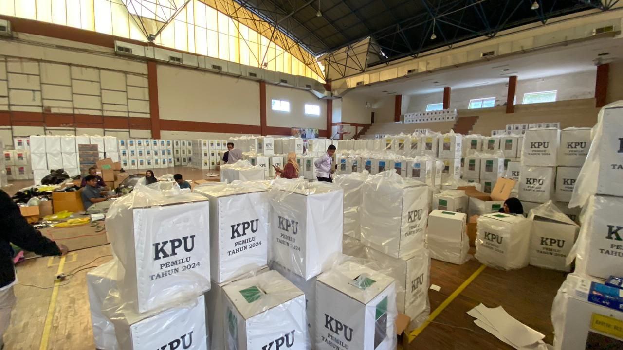 KPU Berau Siapkan Pendistribusian Logistik Pemilu 2024