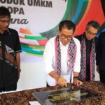 Pj Gubernur Akmal Malik Resmikan Kantor Desa Selangkau