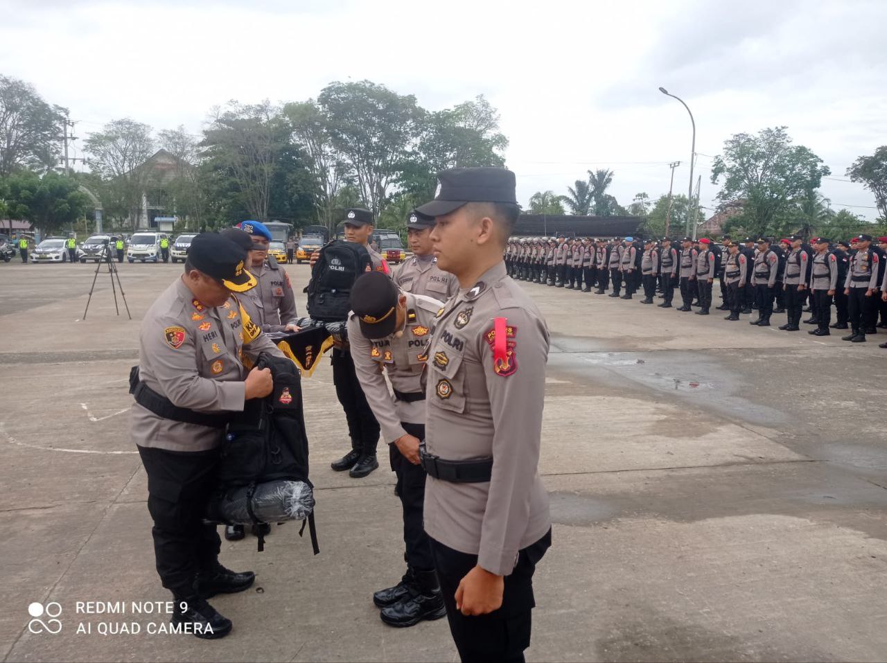 682 Personel Polres Kukar Dilepas untuk Kawal Pemilu 2024