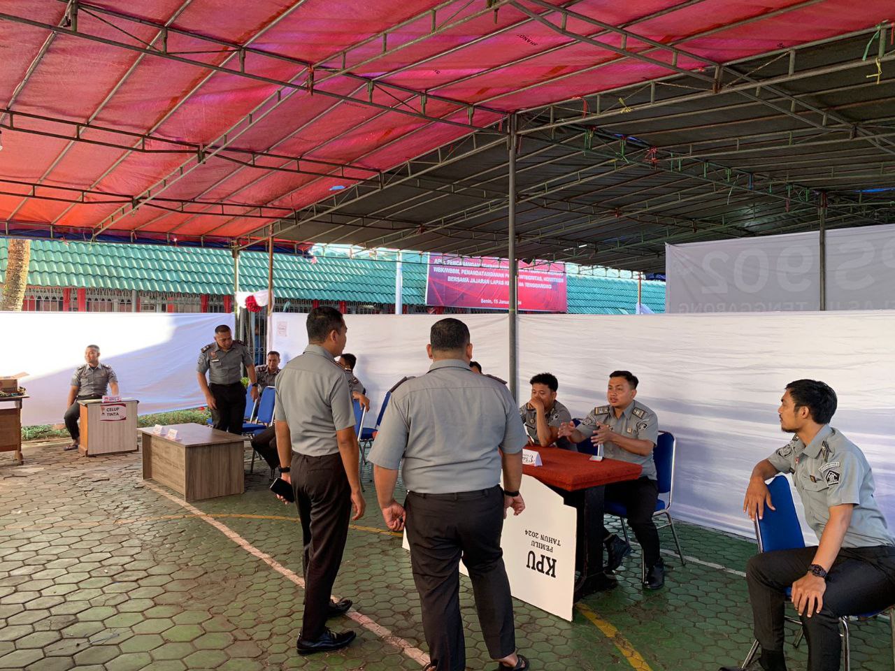 Lapas Tenggarong Bangun Empat TPS untuk Salurkan Hak Pilih Warga Binaan