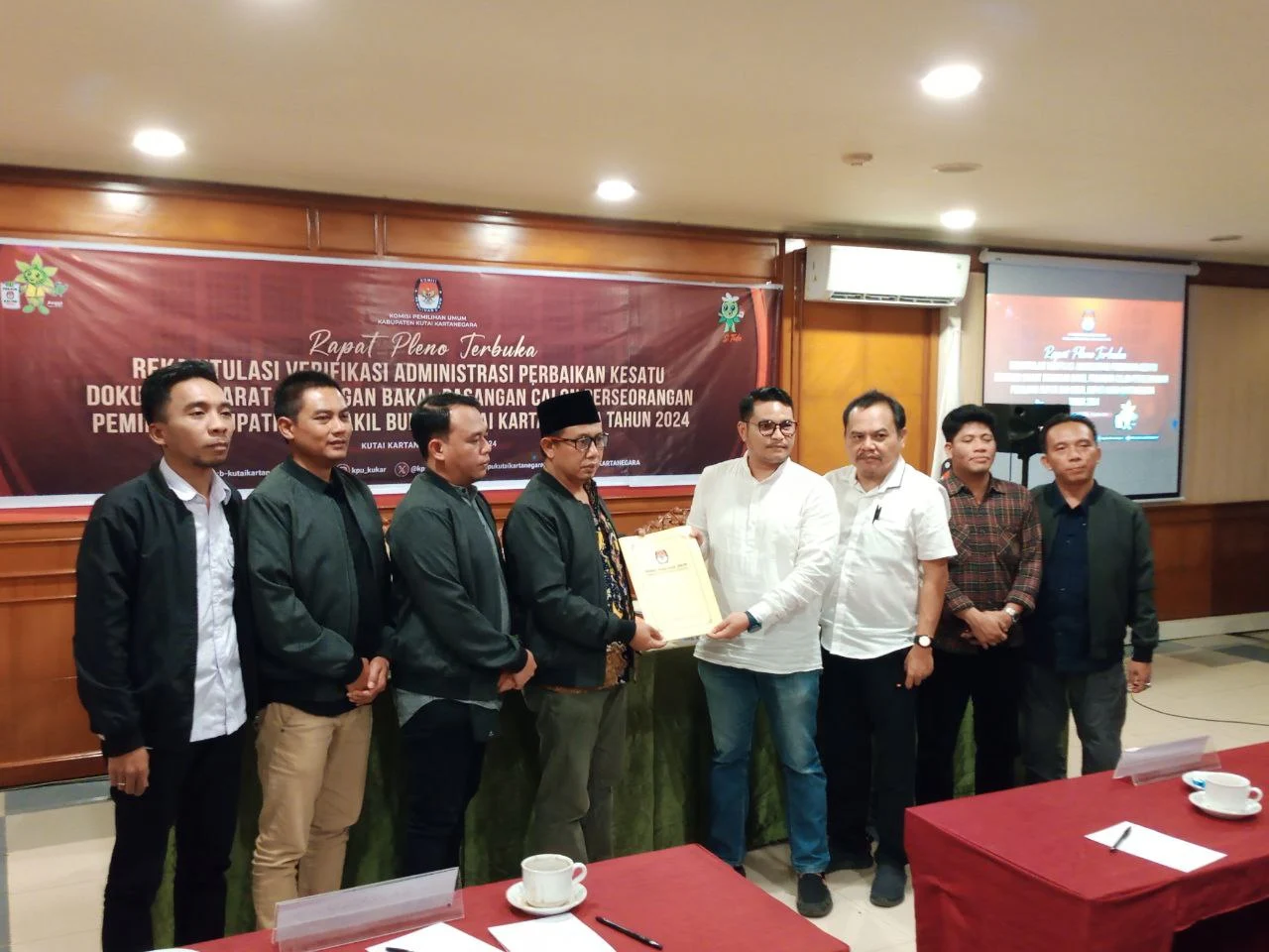 Bakal Paslon Perseorangan AYL-Zais Lolos Verifikasi Administrasi