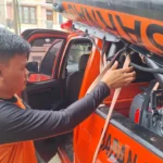 Kapal Klotok Hantam LCT yang Hendak Mengisi Air Bersih, Satu Orang Hilang
