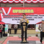 37 Anak Buahnya Naik Pangkat, Ini Pesan Kapolresta Samarinda