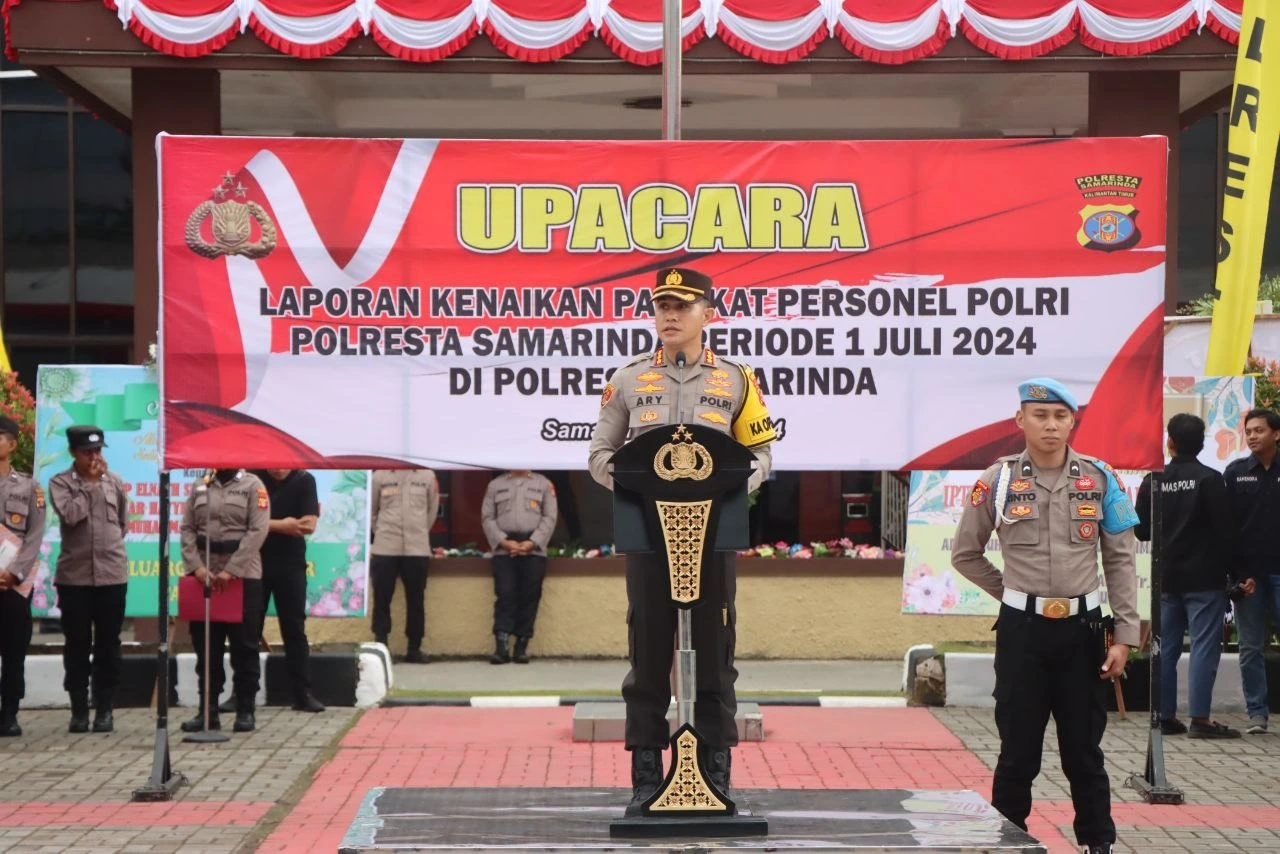 37 Anak Buahnya Naik Pangkat, Ini Pesan Kapolresta Samarinda