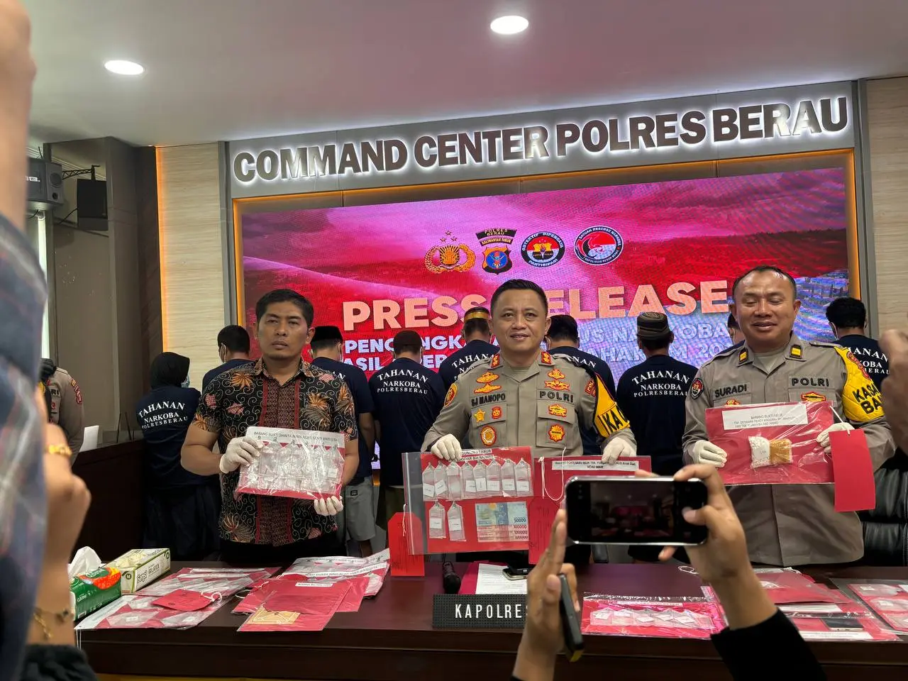 Operasi Antik Mahakam 2024, Polres Ungkap 17 Kasus Narkoba dengan 19 Tersangka  