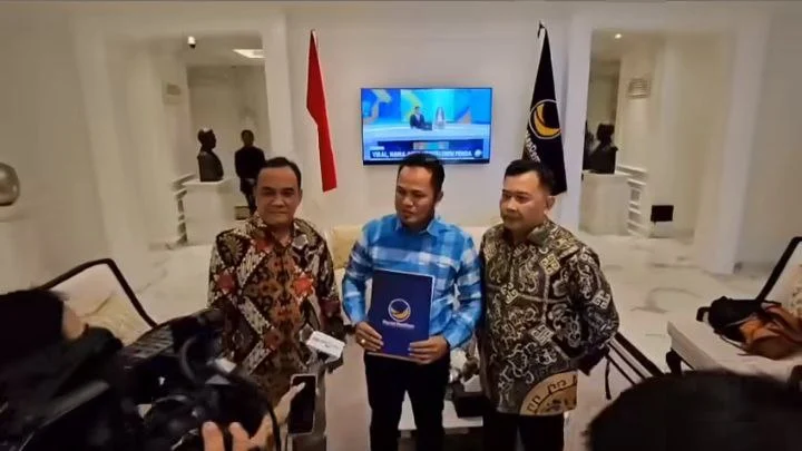 Serahkan Rekomendasi ke Rudi-Seno, Surya Paloh Insyaallah Terpilih (2)