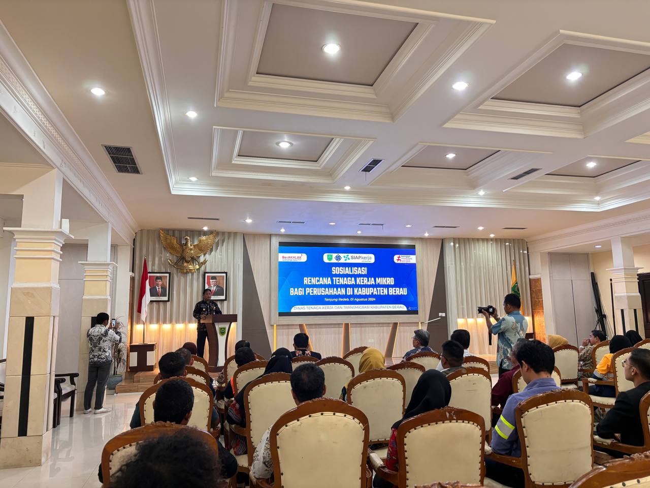 Sekda Buka Sosialisasi Rencana Tenaga Kerja Mikro Perusahaan