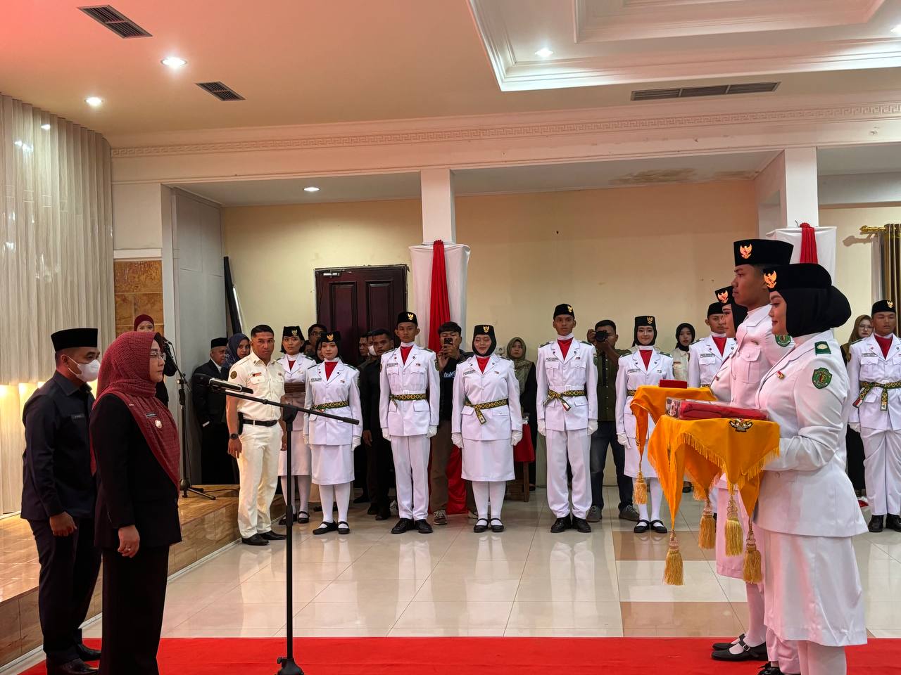 Bupati Berau Kukuhkan 33 Paskibraka Tahun 2024