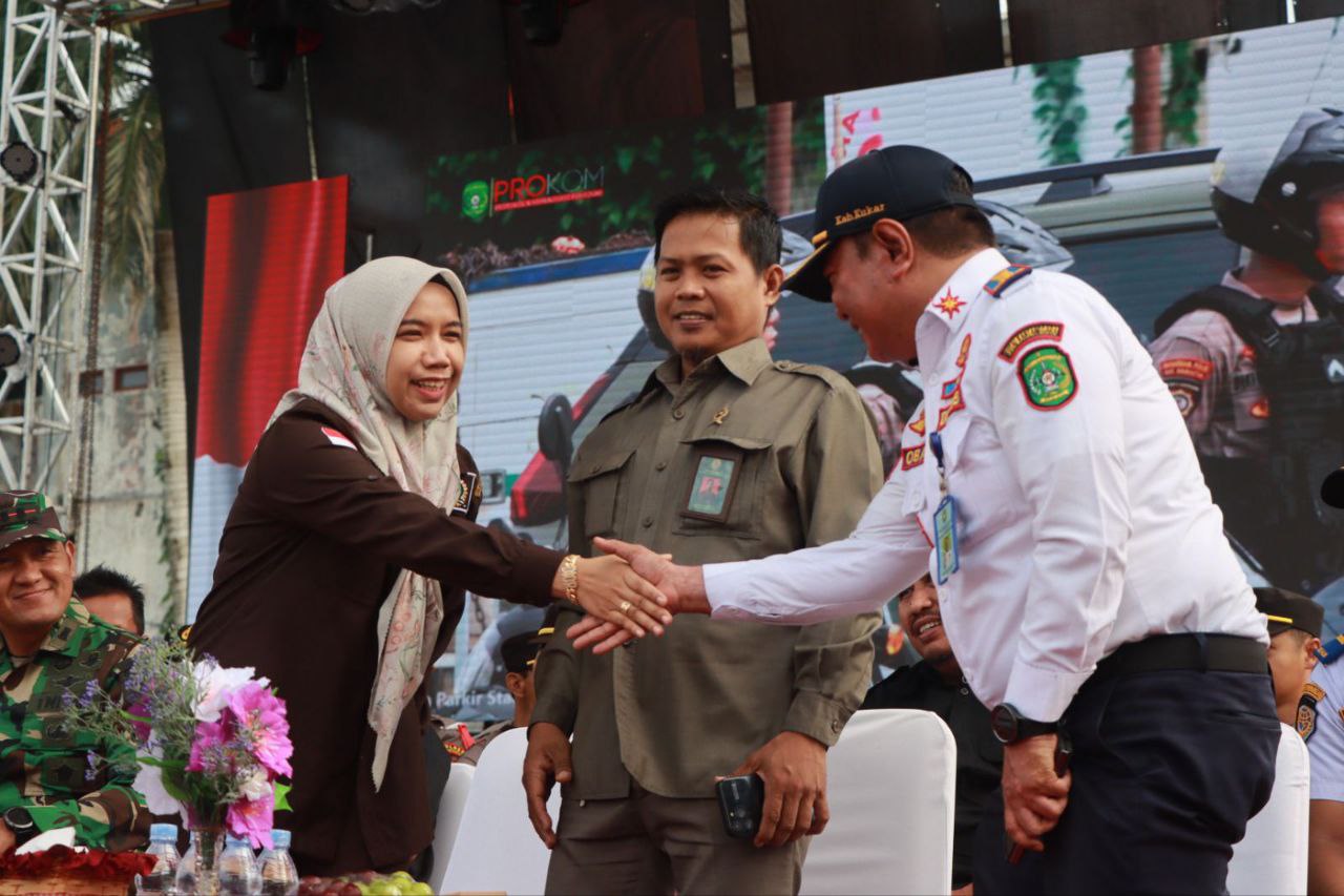 Farida Hadiri Apel Pengamanan Pilkada Kukar