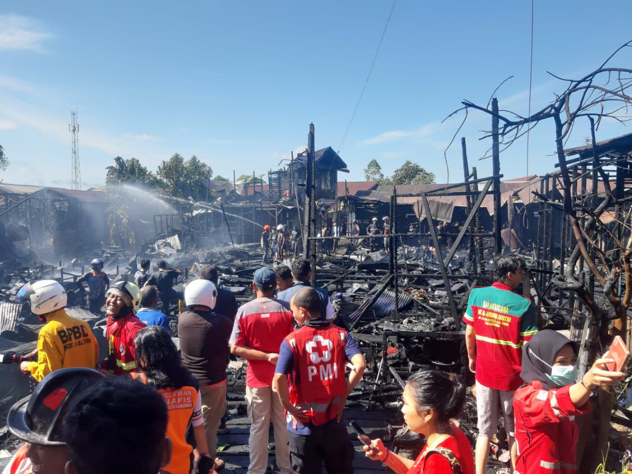 13 Rumah Warga di Jalan M Said Jadi Arang