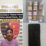 Polsek Sungai Kunjang Tangkap Tersangka Pencurian Warung Sembako