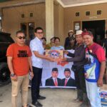 Relawan Isran-Hadi Salurkan Bantuan kepada Korban Kebakaran di Jalan M Said