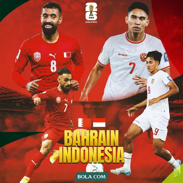 Kualifikasi Piala Dunia 2026 Timnas Indonesia Vs Bahrain : Cek Jadwal Selengkapnya