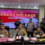 Dikendalikan dari Lapas Tarakan, Sabu-Sabu Senilai Rp4 Miliar Dicegat Polres Berau