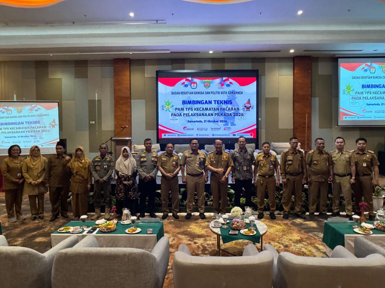Kesbangpol Samarinda Bekali 2.404 Petugas PAM TPS Pilkada 2024