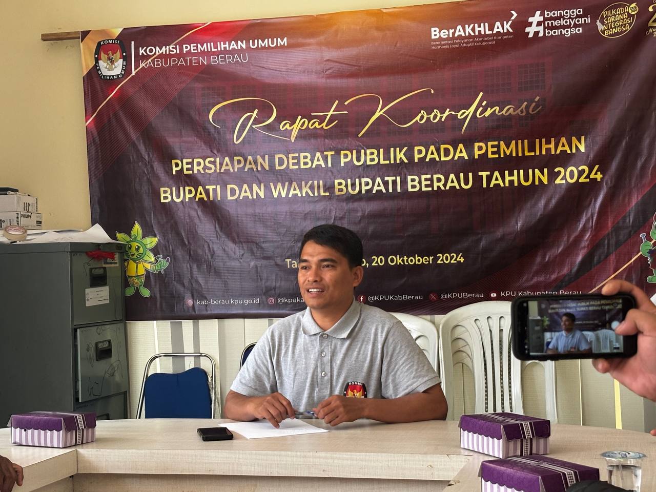 Debat Paslon Pilkada Berau Dialihkan ke Studio Trans 7