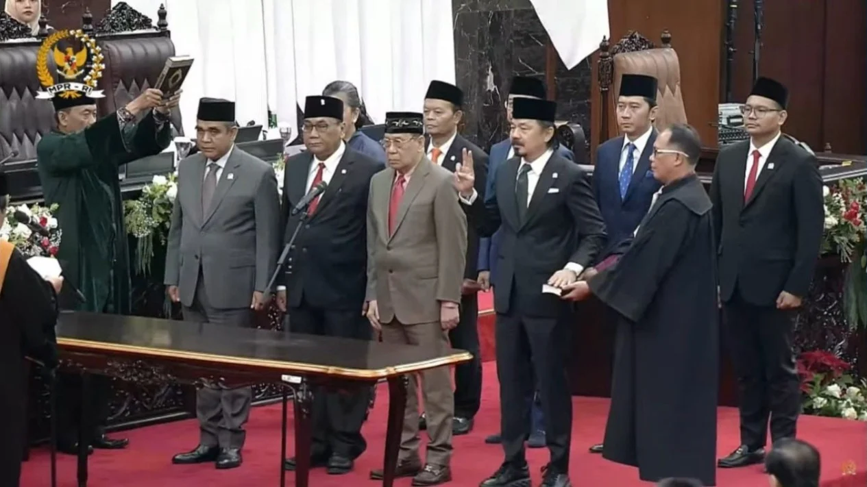 Ahmad Muzani Terpilih sebagai Ketua MPR RI, Susunan Pimpinan Baru Resmi Dilantik
