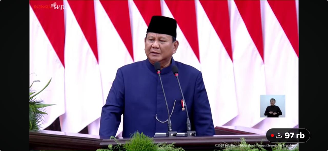 Prabowo Subianto dan Gibran Rakabuming Raka Resmi Jadi Presiden dan Wakil Presiden RI 2024-2029