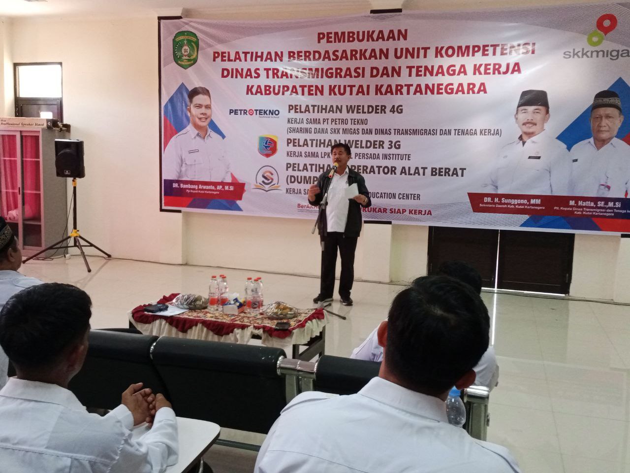 Disnakertrans Kukar Gelar Pelatihan Kejuruan, Sekda Sebut Sudah Tepat Sasaran