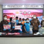 Polres Berau Musnahkan 454,749 Gram Sabu