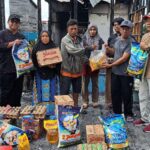 Dua Rumah Warga Ludes Terbakar, Camat dan Kades Salurkan Bantuan