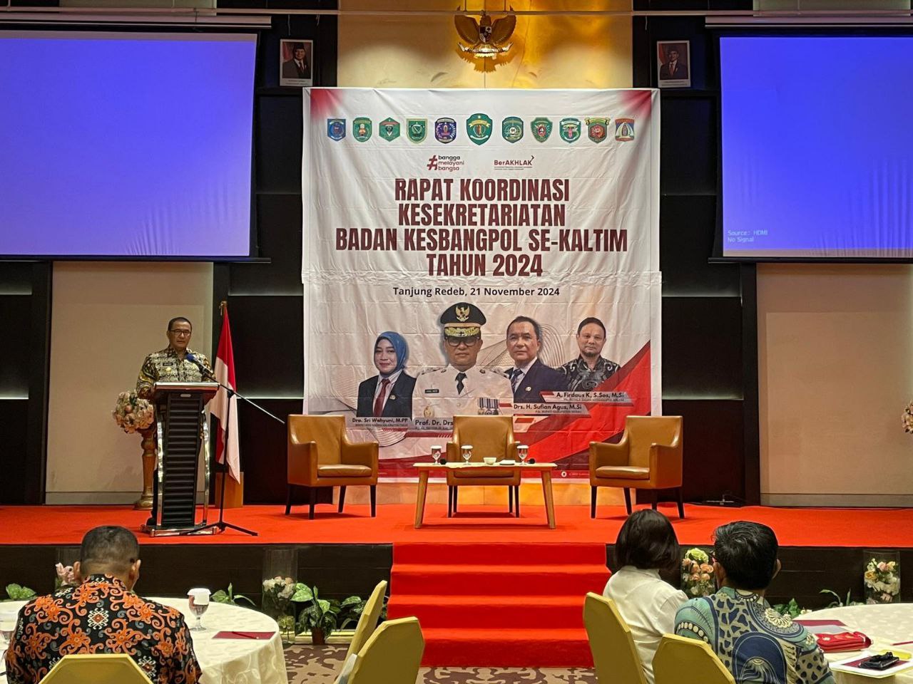 Berau Jadi Tuan Rumah Rapat Koordinasi Kesbangpol se-Kaltim