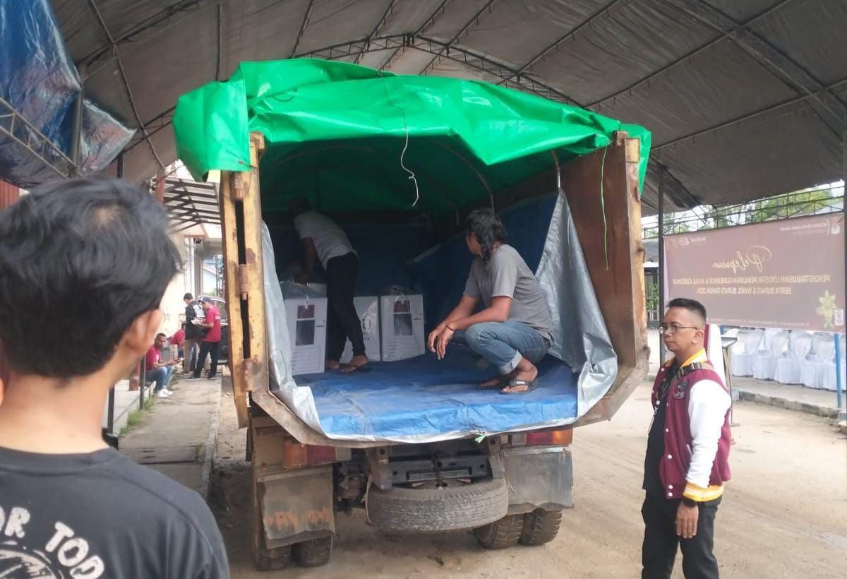 KPU Berau Mulai Distribusikan Logistik Pilkada 2024