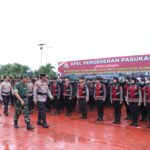 Kapolda Kaltim Lepas 1.631 Personel Pengamanan TPS