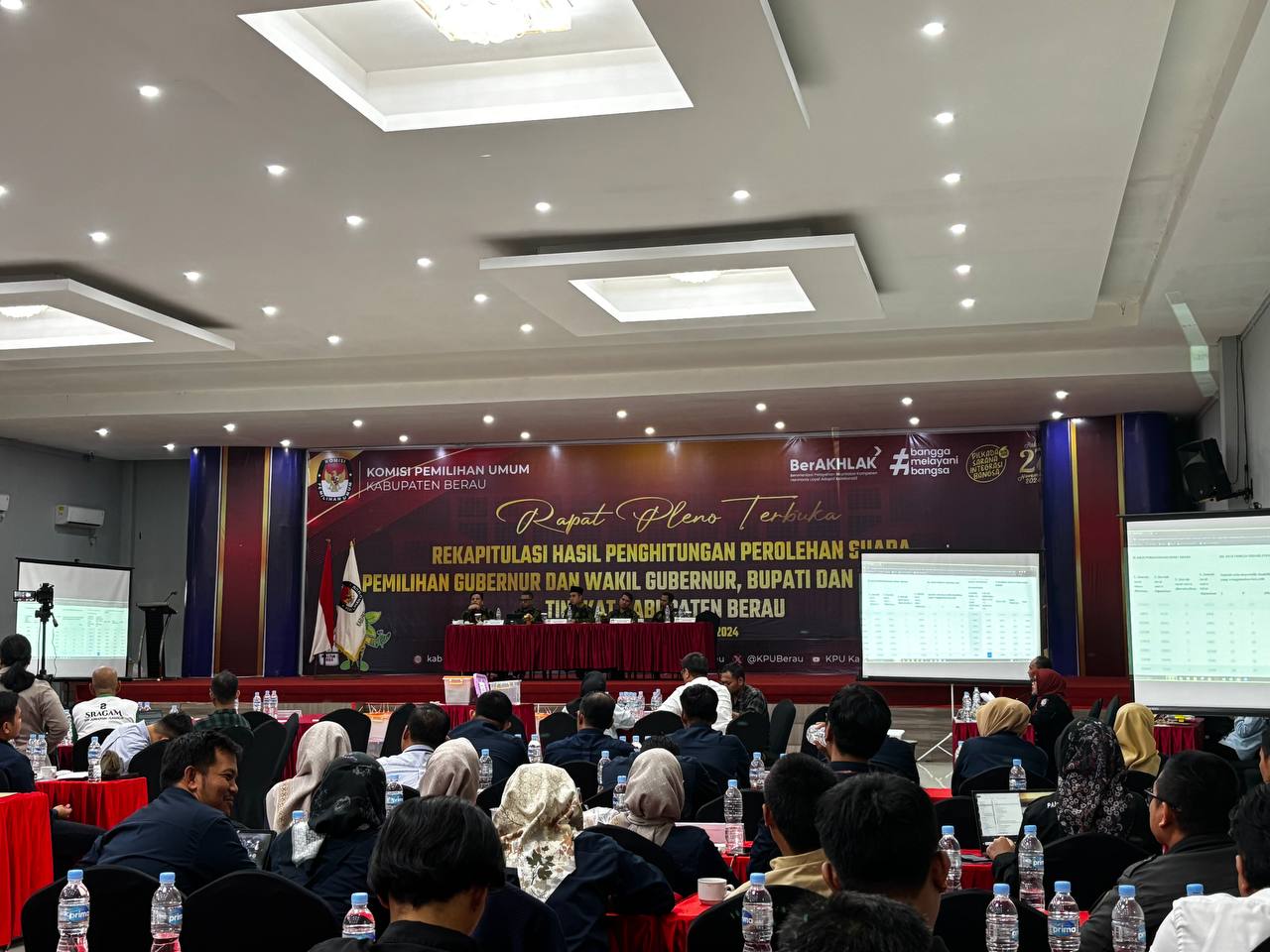 KPU Berau Mulai Rapat Pleno Rekapitulasi Hasil Suara Pilkada 2024