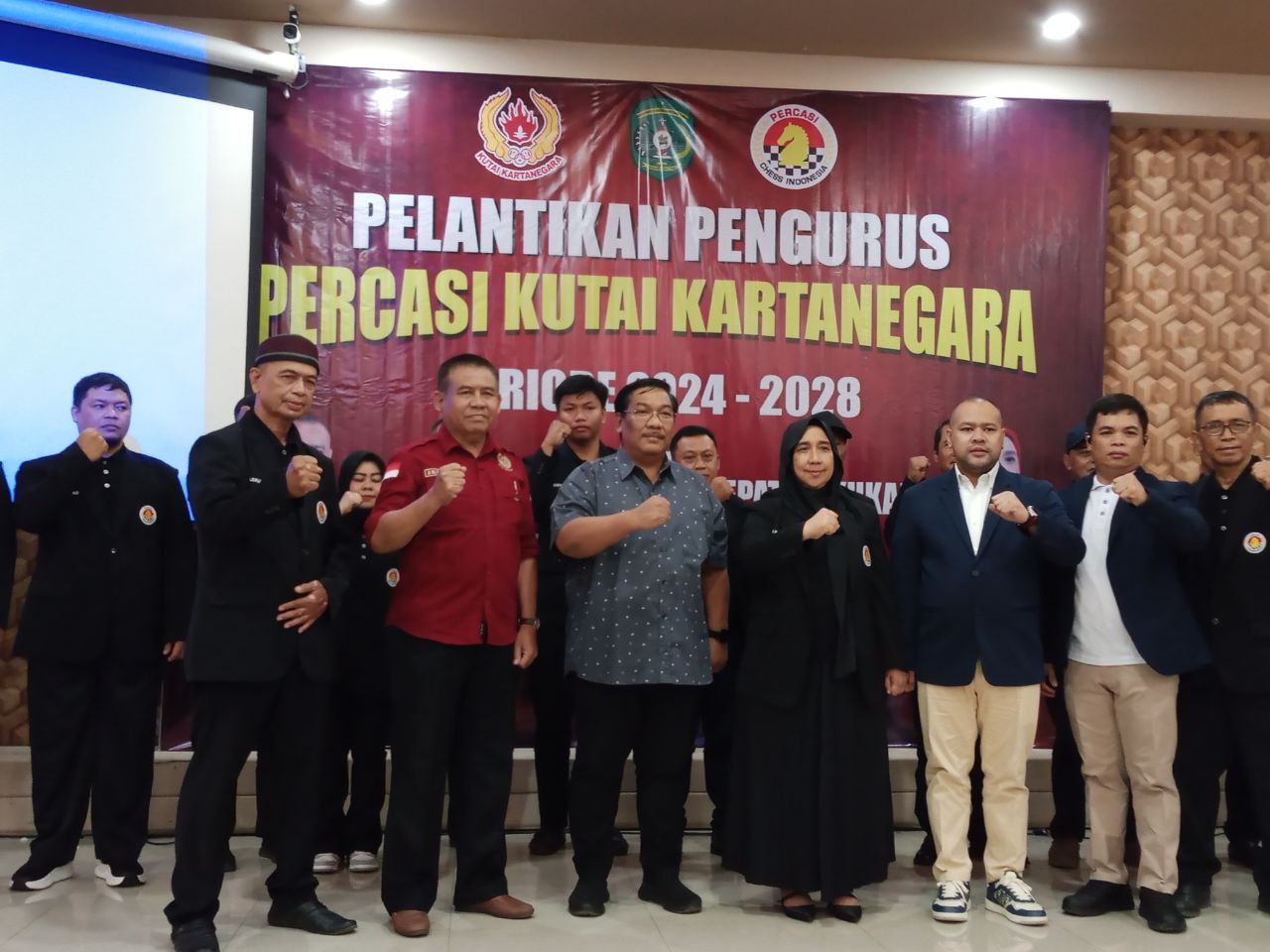 Dispora Kukar Dukung Pembinaan Atlet Catur di Tangan Pengurus Percasi Baru