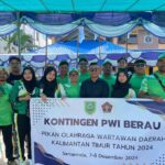 PWI Berau Juara Umum Porwada Kaltim 2024