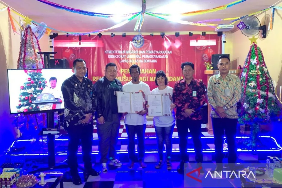 608 Warga Binaan di Kaltim dan Kaltara Terima Remisi Natal 2024