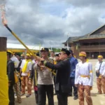 Meriahnya Opening Ceremony Erau Pelas Benua 2024 di Bontang: Peresmian Replika Rumah Istana Kutai