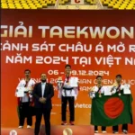 Personel Polres Kutim Raih Medali Emas di Kejuaraan Asian Open Police Taekwondo Championship Vietnam 2024