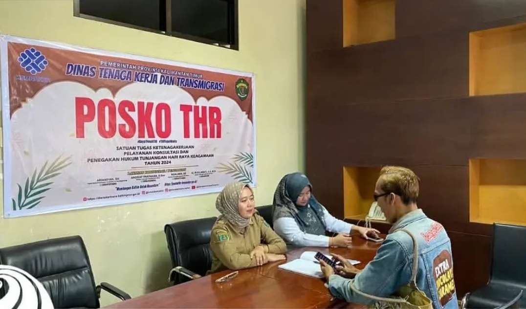 Disnakertrans Kaltim Buka Posko Pengaduan THR, Pastikan Hak Pekerja Terpenuhi