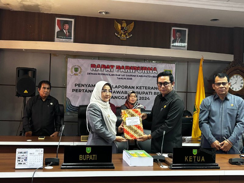 Bupati Berau Serahkan LKPj Tahun Anggaran 2024