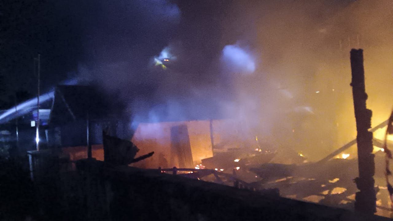 Pemukiman di Kelurahan Gayam Dilahap si Jago Merah