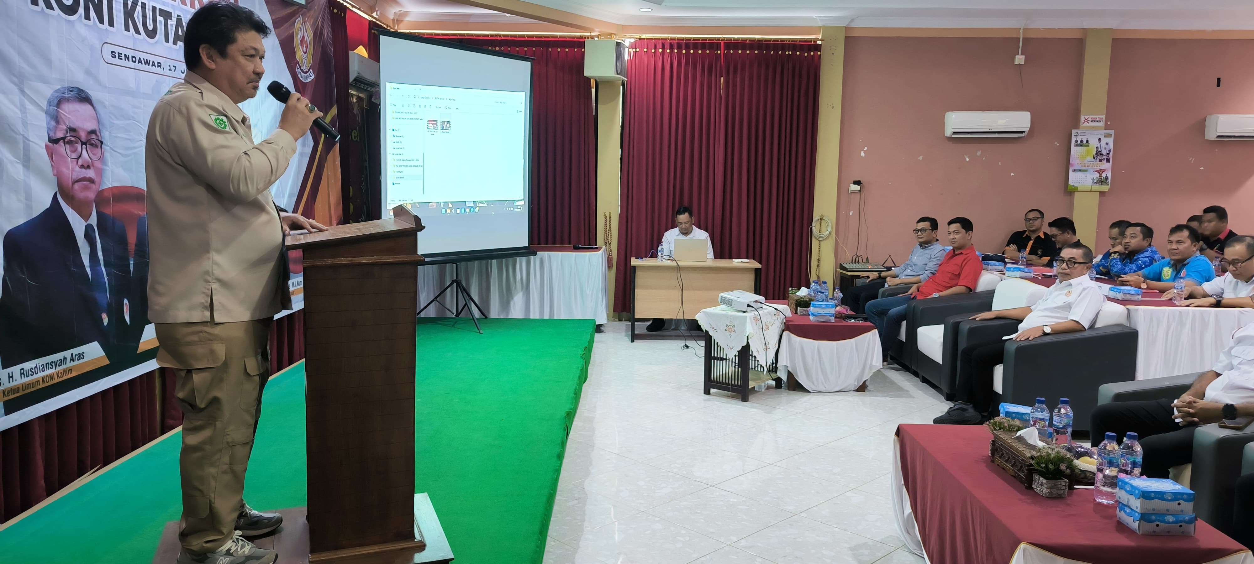 Porprov Kaltim 2030, tuan rumah Kubar, Dispora Kubar, UMKM Kubar, infrastruktur olahraga