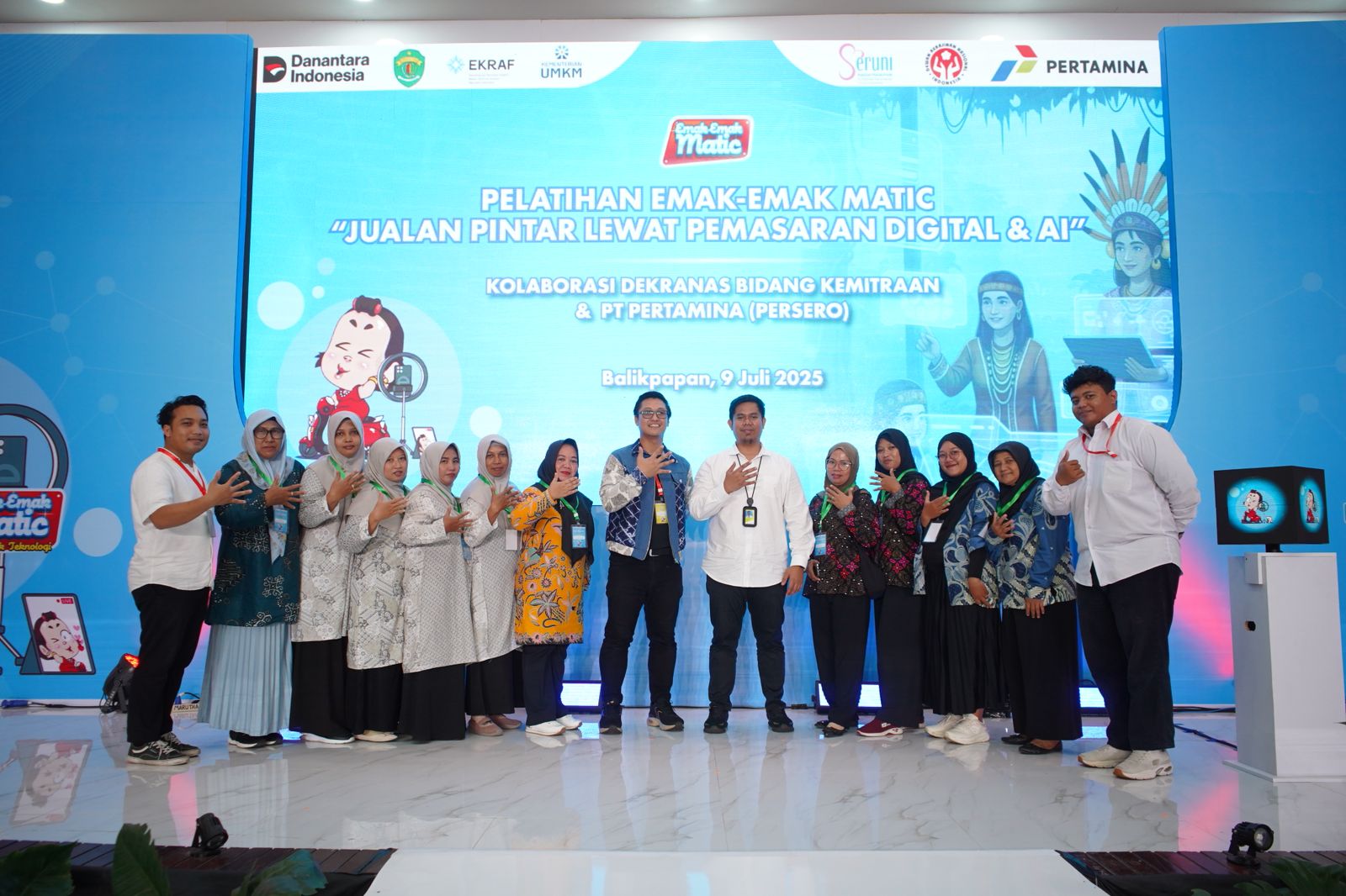 Emak-Emak Matic Go Digital: Pertamina dan Dekranas Dorong UMKM Perempuan Melek AI