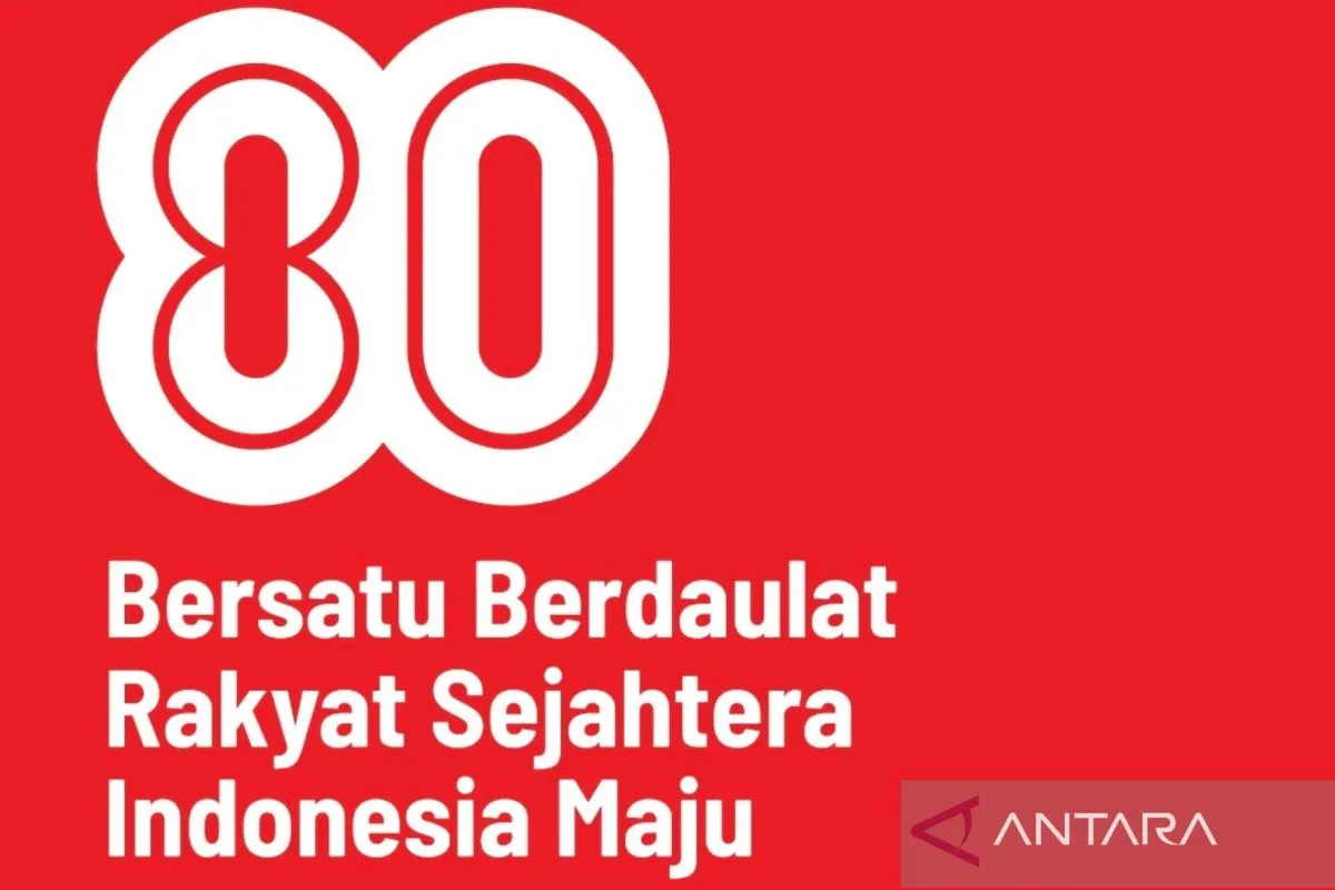 logo HUT Ke-80 RI, Prabowo Subianto, Indonesia Maju, desain logo RI, HUT RI 2025