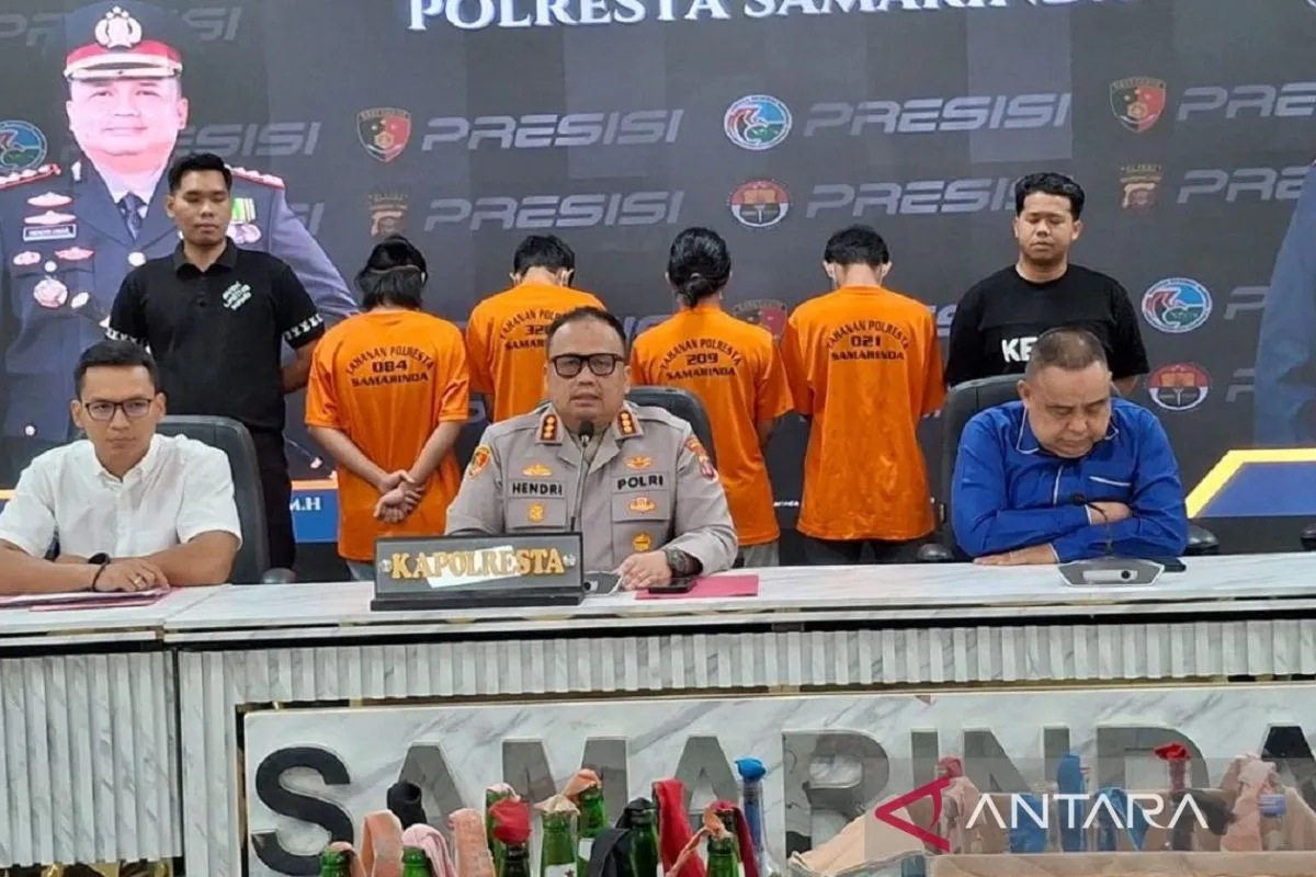 Polresta Samarinda Tetapkan 4 Mahasiswa Tersangka Kasus 27 Bom Molotov di Unmul