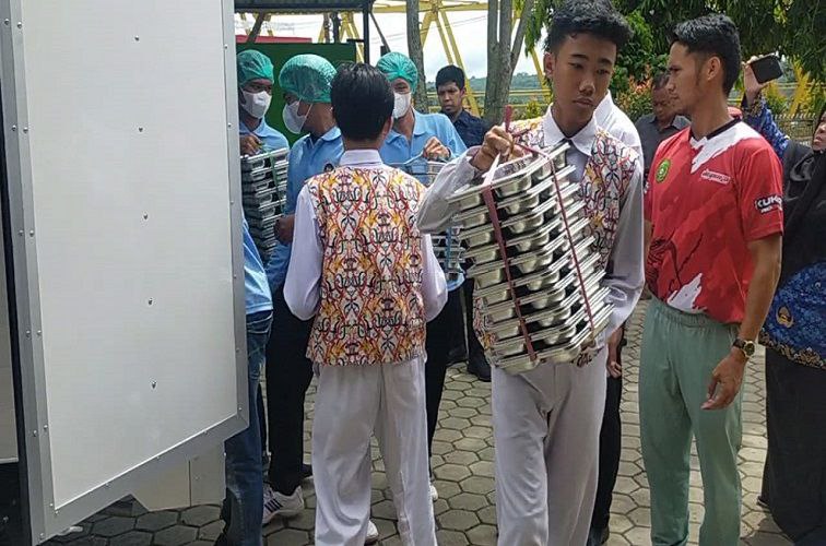 Sejak Awal 2025, Siswa SMPN 2 Tenggarong Nikmati MBG Tanpa Masalah
