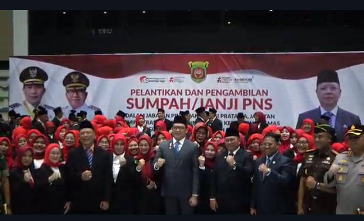 Lantik Pejabat, Andi Harun Ingatkan Integritas