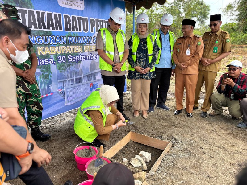 Sri Juniarsih Mulakan Pembangunan Rumah Sakit Tirta Kabupaten Berau