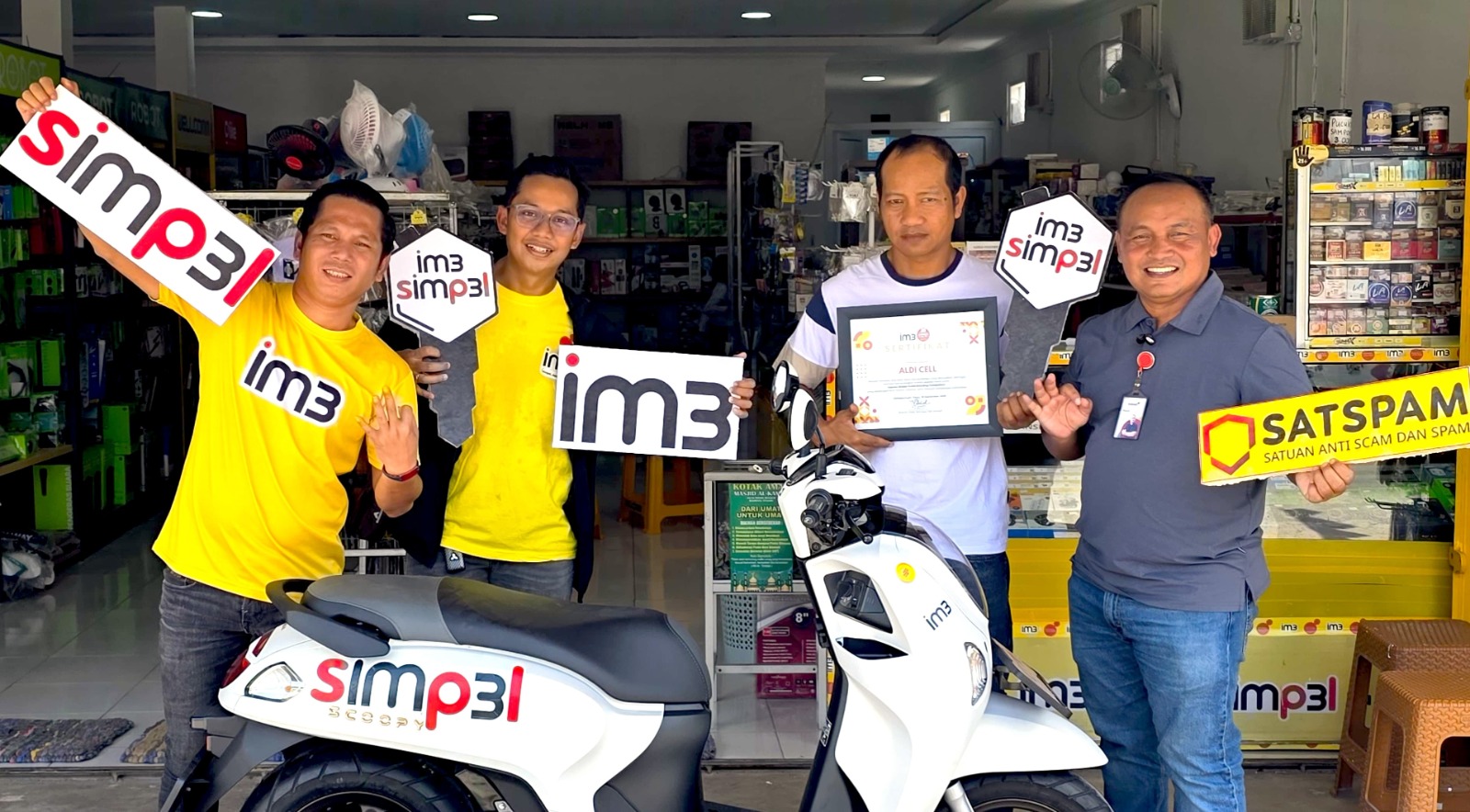 Indosat Apresiasi Mitra Outlet di Kalimantan Lewat Program Kejutan Simpel IM3