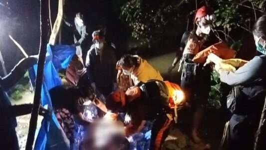 warga Long Pahangai, Sungai Lirung Kusam, Mahakam Ulu, kecelakaan air, Kelara Lebe Orang